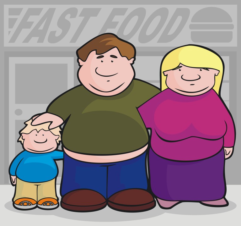 Obésité et sédentarité des familles