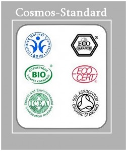 Label bio pour les cosmétiques : Cosmos-standard